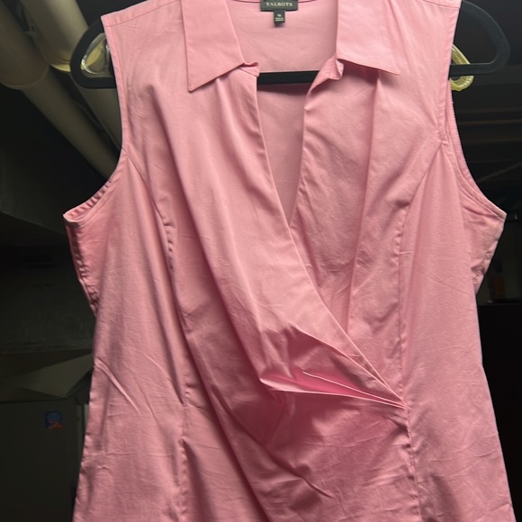 Talbots structured sleeveless shirt - Picture 2 of 7